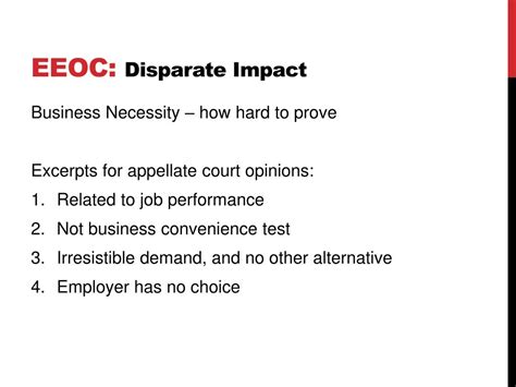 eeoc disparate impact test